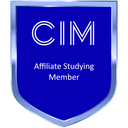 CIM Affiliate Studying Member — CIM rozeti